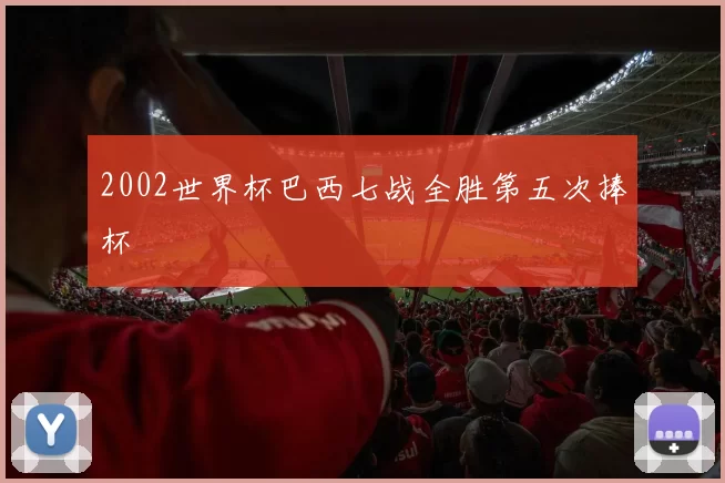 2002世界杯巴西七战全胜第五次捧杯