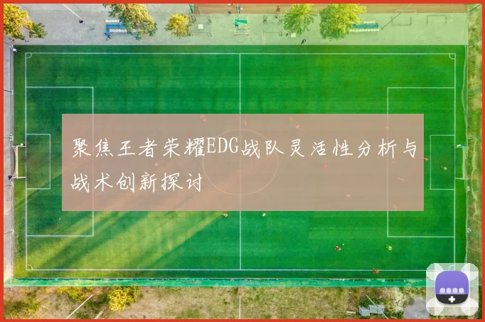 聚焦王者荣耀EDG战队灵活性分析与战术创新探讨