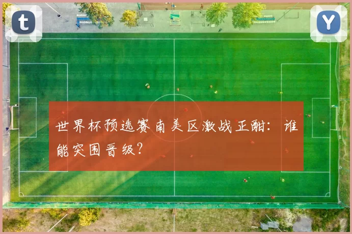 世界杯预选赛南美区激战正酣:谁能突围晋级?