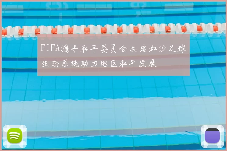 FIFA携手和平委员会共建加沙足球生态系统助力地区和平发展