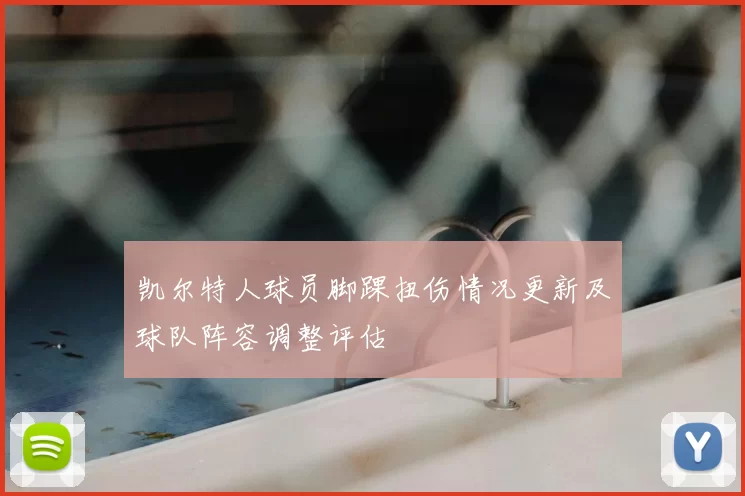 凯尔特人球员脚踝扭伤情况更新及球队阵容调整评估